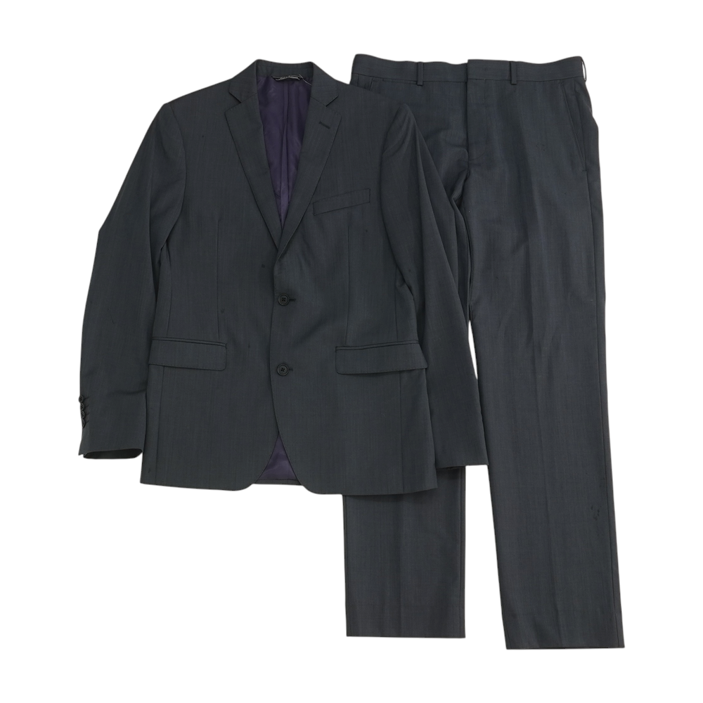 Navy Solid Suit