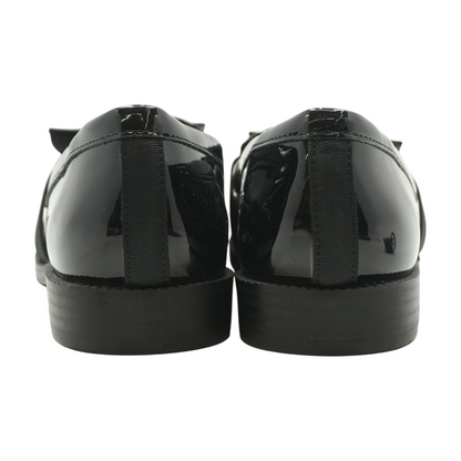 Black Slip-On Flats