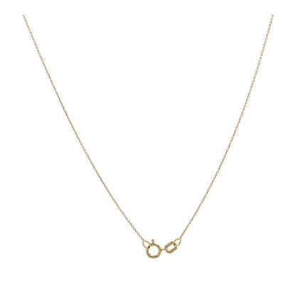 1/10 Ct 14K Gold Diamond and Blue Sapphire Eye Pendant Necklace