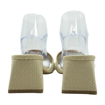 Cream Sandals