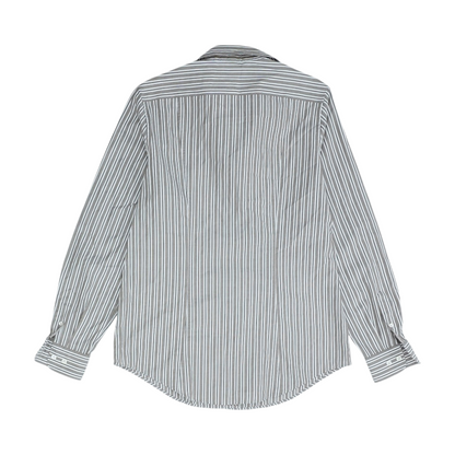 Brown Striped Button Down