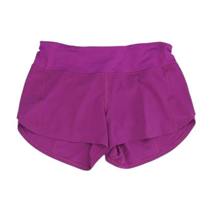 Magenta Solid Active Shorts