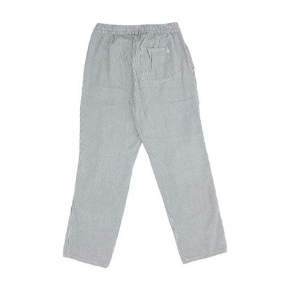 White Striped Regular Pants
