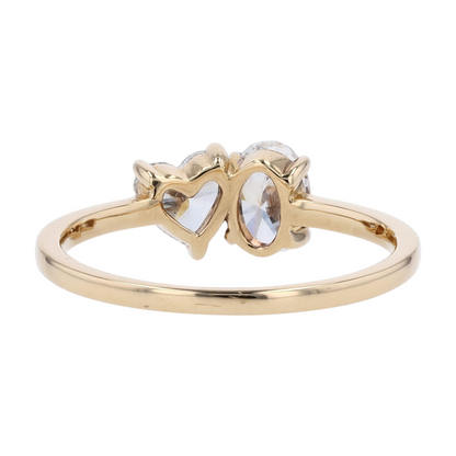 1 ctw 14K Yellow Gold Lab Grown Diamond Fashion Ring