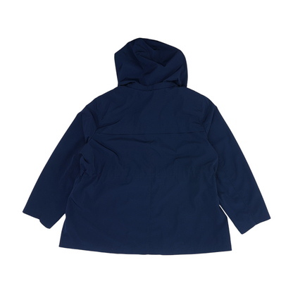 Navy Plus Solid Rain Jacket