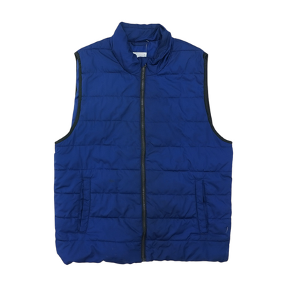Blue Solid Vest