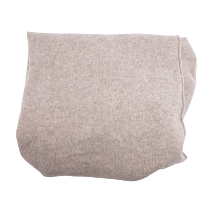 Beige 100% Cashmere Scarf