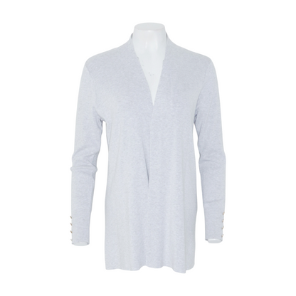 Gray Cardigan Sweater