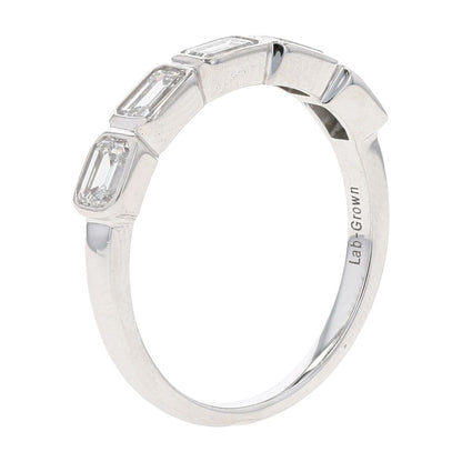 1 ctw 14K White Gold Lab Grown Diamond Band Ring