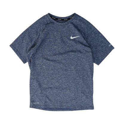 Navy Abstract Swim Top