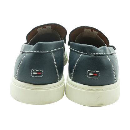 Navy Slip-On Dress Shoes
