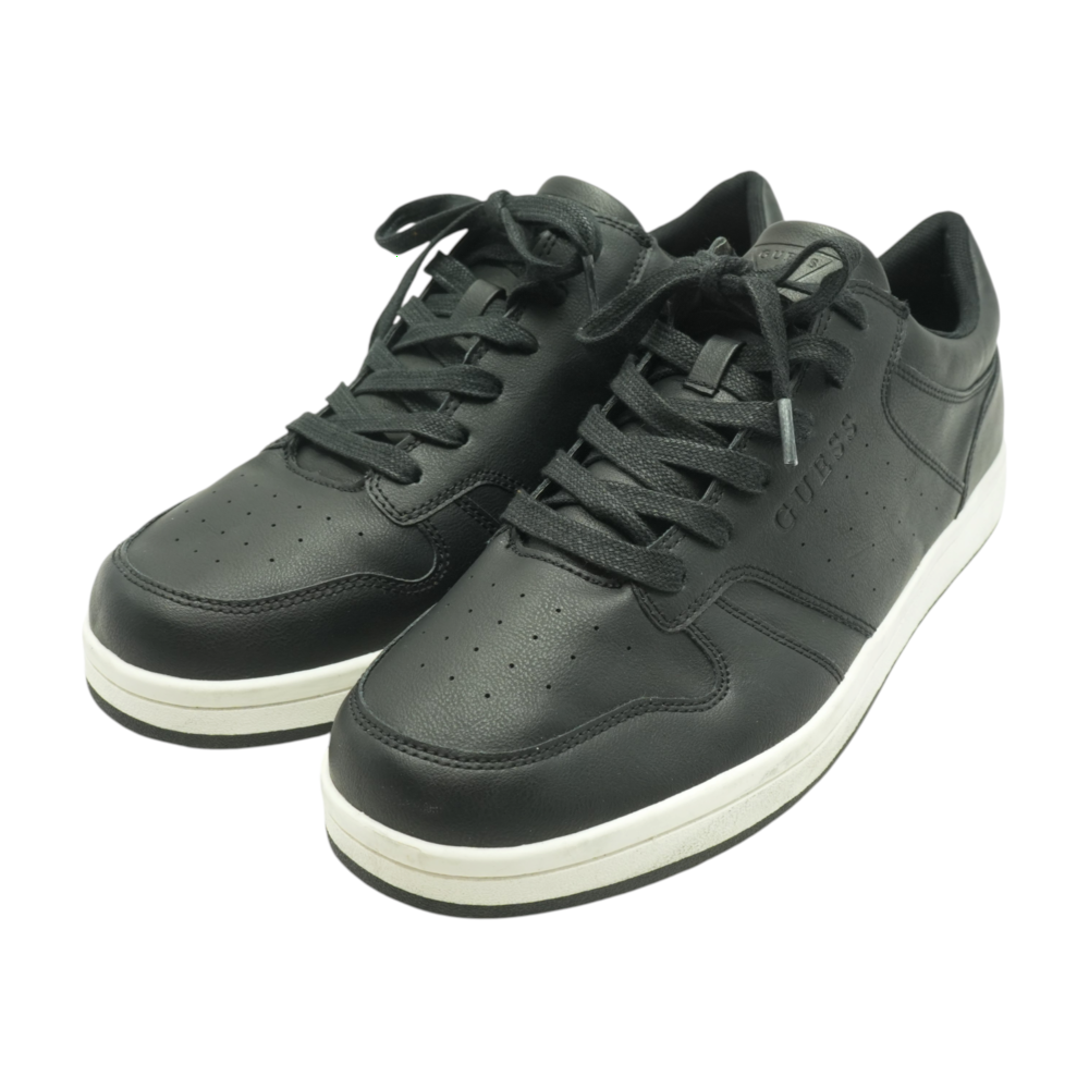 Black Lace-Up Casual Shoes