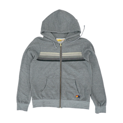 Gray Striped Active Jacket