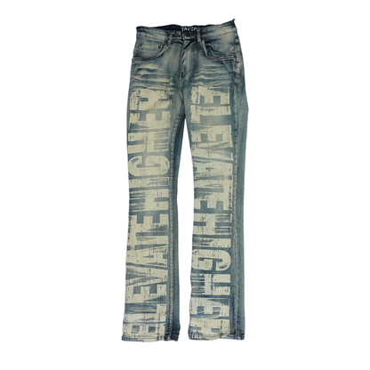 Print Regular Jeans