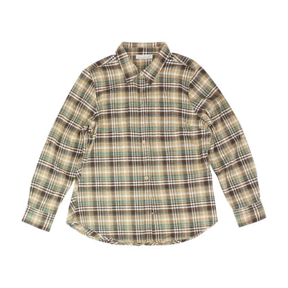 Brown Plaid Button Down