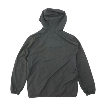 Gray Solid Rain Jacket