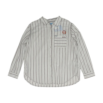 Maroon Striped Virginia Tech Hokies Button Down