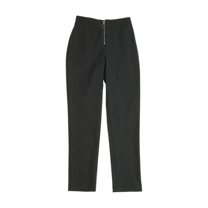 Black Solid Dress Pants