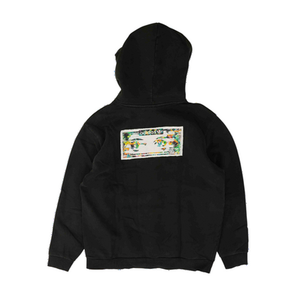 Black Solid Hoodie Pullover