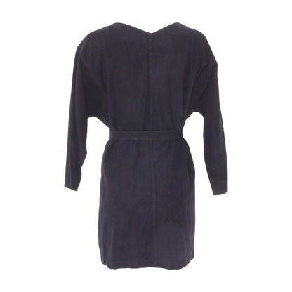 Black Solid Robe
