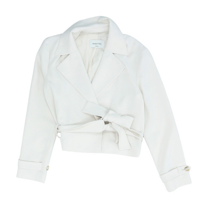 Ivory Solid Blazer