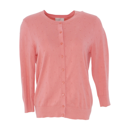 Pink Cardigan Sweater