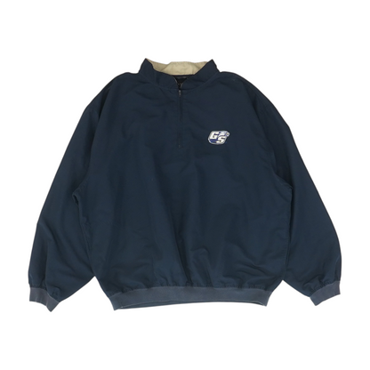 Navy Solid 1/4 Zip Pullover