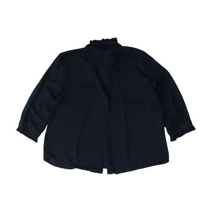 Navy Button Down