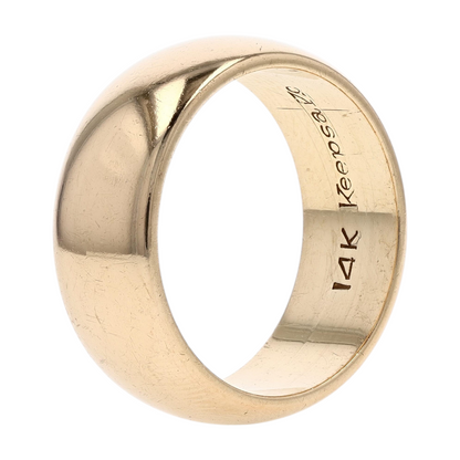 14K Yellow Gold Band Ring