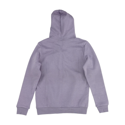 Purple Solid Hoodie Pullover