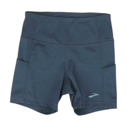 Black Solid Active Shorts