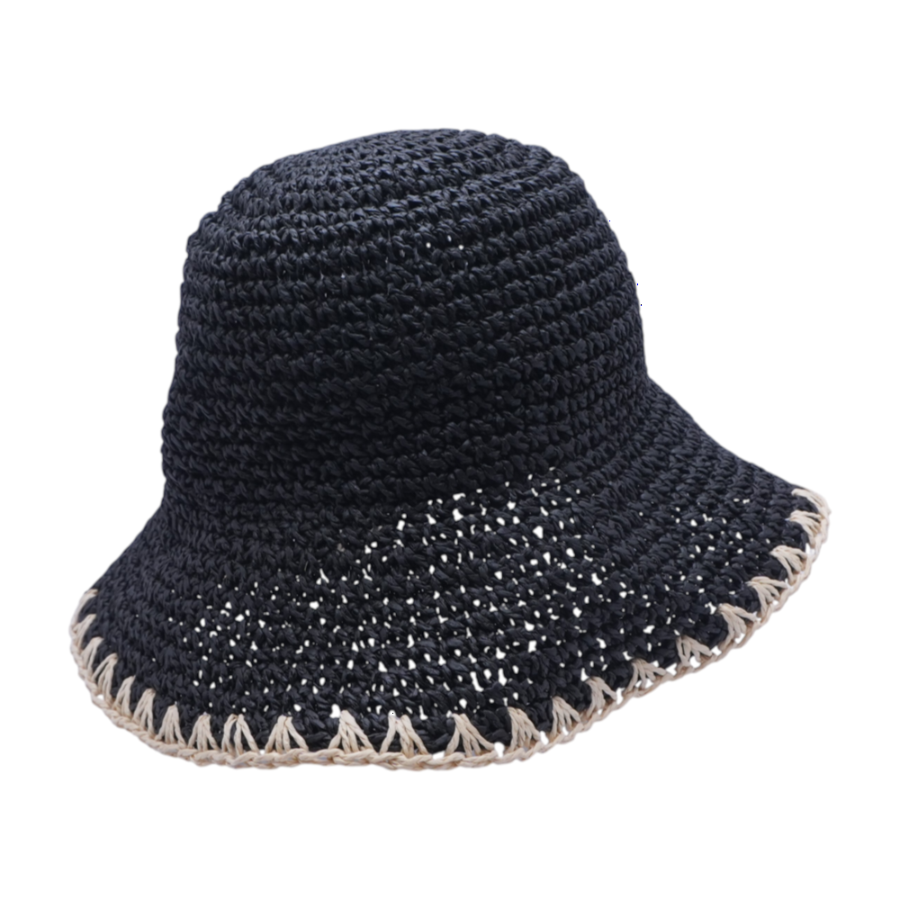 INC International Concepts Black Sun / Beach Hat – Image 3