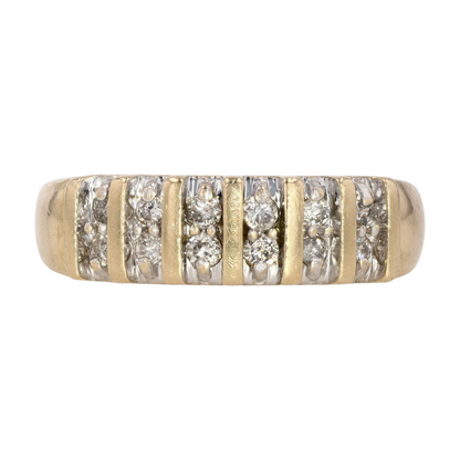 1/4 ctw 14K Yellow Gold Diamond Band Ring