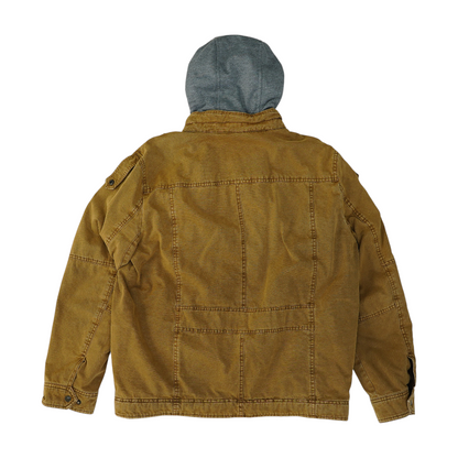 Khaki Solid Jacket