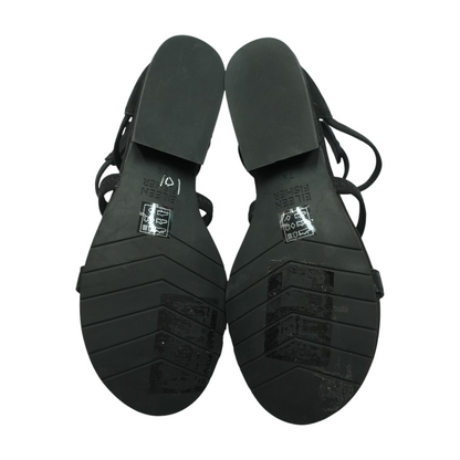 Black Heeled Sandals