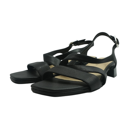 Black Heeled Sandals