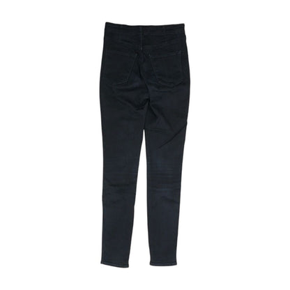 Navy Solid Mid Rise Jeans