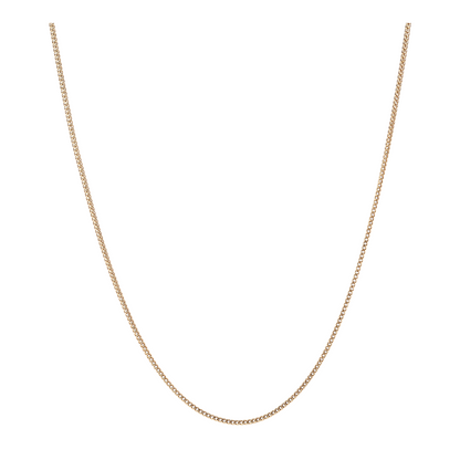 18K Yellow Gold Chain Necklace