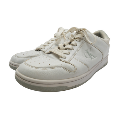 White Low-Top Athletic Shoes