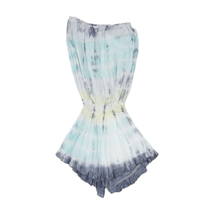 White Tie Dye Romper
