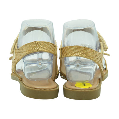 Tan Flat Sandals