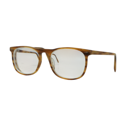 Brown Alvin W Square Prescription Eyewear
