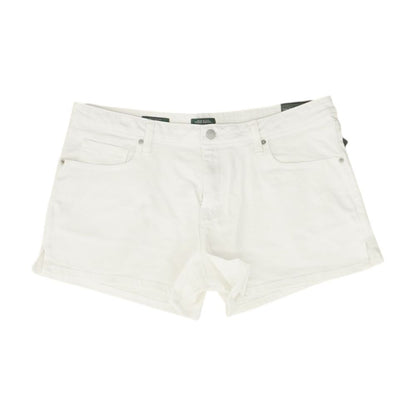 White Denim Shorts