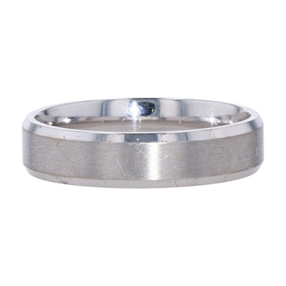 14K White Gold Band
