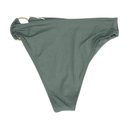 Green Solid Swim Bottom