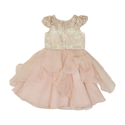 Pink Floral Formal Dress
