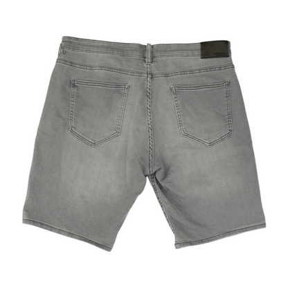 Gray Denim Shorts