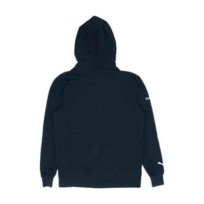 Black Solid Hoodie Pullover