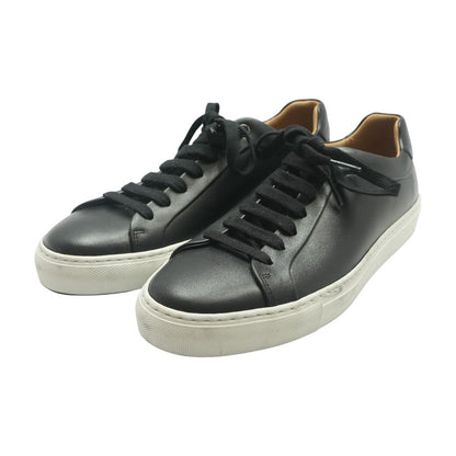 Black Leather Lace Up Casual Shoes
