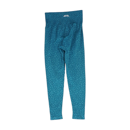 Teal Polka Dot Active Leggings